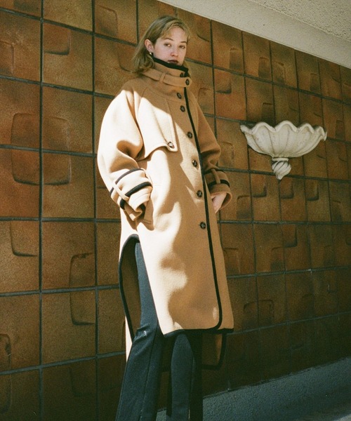 「REDYAZEL」 ピーコート MEDIUM ベージュ レディース_画像5