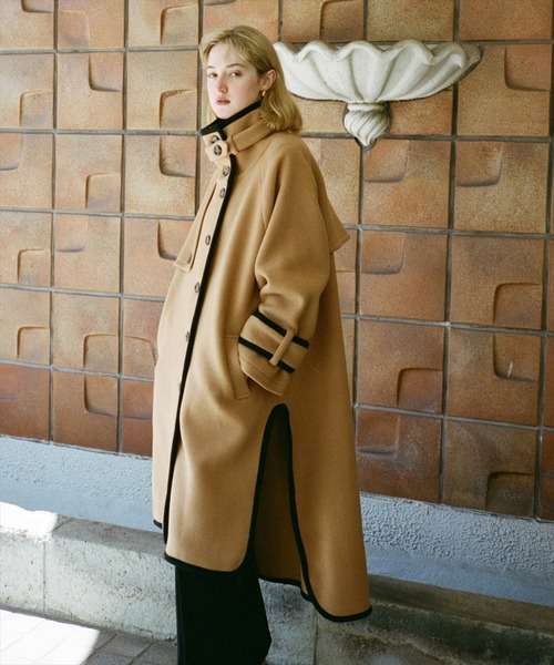 「REDYAZEL」 ピーコート MEDIUM ベージュ レディース_画像6