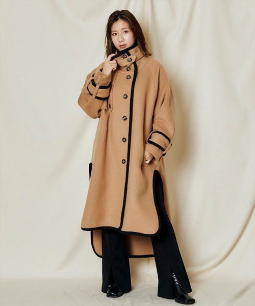 「REDYAZEL」 ピーコート MEDIUM ベージュ レディース_画像7