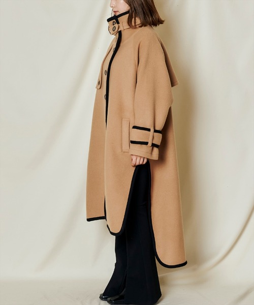 「REDYAZEL」 ピーコート MEDIUM ベージュ レディース_画像9