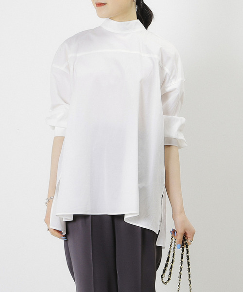 「Liesse」 長袖ブラウス - ホワイト レディース_画像3