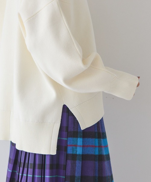 「AMERICAN HOLIC」 長袖ニット M グレー レディース_画像3