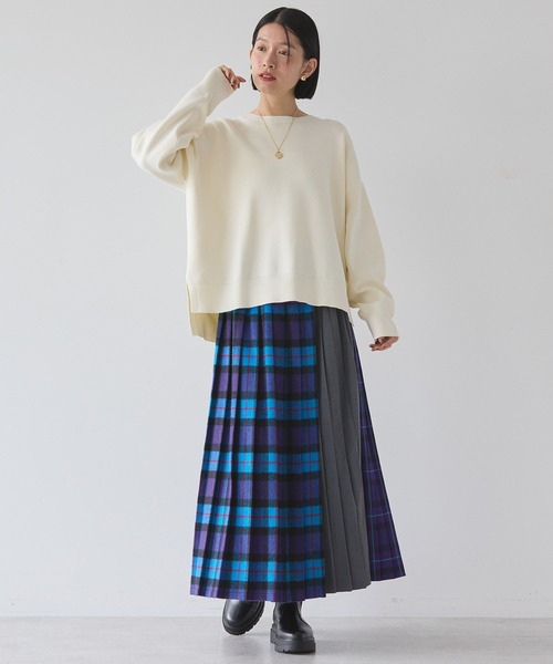 「AMERICAN HOLIC」 長袖ニット M グレー レディース_画像4