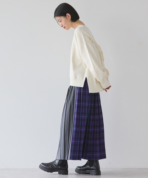 「AMERICAN HOLIC」 長袖ニット M グレー レディース_画像5