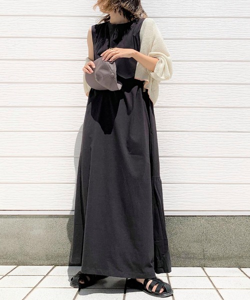 「Q」 長袖カットソー MEDIUM ブラック レディース_画像2