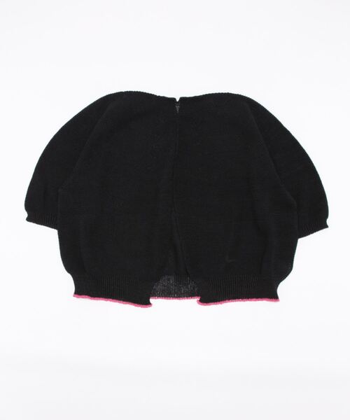 「Q」 長袖カットソー MEDIUM ブラック レディース_画像4