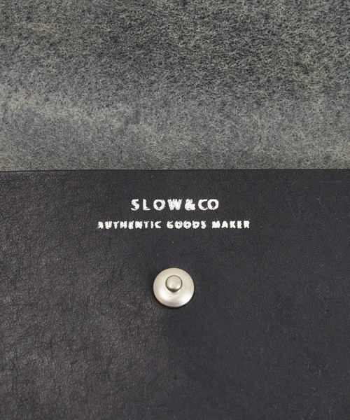 「SLOW」 カードケース FREE グレー メンズ_画像8