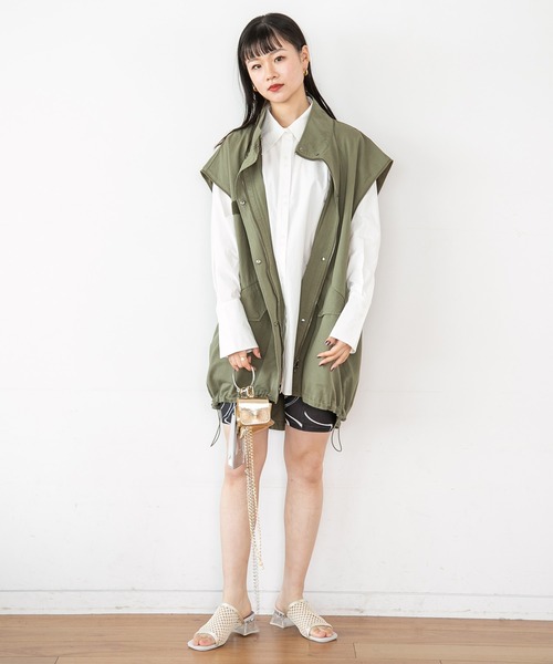 「JEANASIS」 長袖シャツ FREE ブルー レディース_画像5