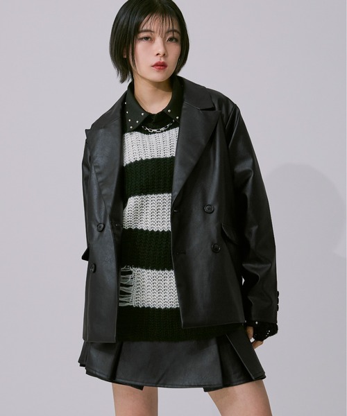 「Ellno Loset」 テーラードジャケット MEDIUM ブラック メンズ_画像2