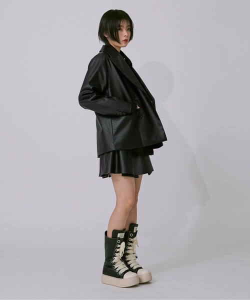 「Ellno Loset」 テーラードジャケット MEDIUM ブラック メンズ_画像9