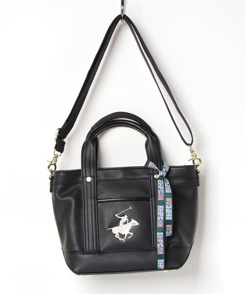 「BEVERLY HILLS POLO CLUB」 2WAYバッグ FREE ブラック系その他2 レディース_画像2