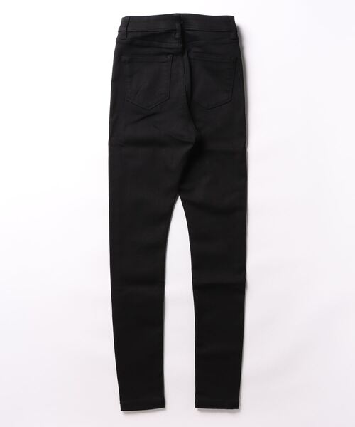 「EMODA」 スキニーデニムパンツ X-SMALL ブラック レディース_画像2