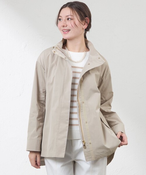 AMACA アマカトレンチコート ゴアテックス GORE-TEXスプリングコート AMACA（アマカ） 美品 GORE-TEX ゴアテックス ナイロン ベルテッド