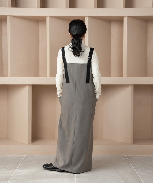 「lawgy」 サロペットスカート FREE ブラウン レディース_画像3