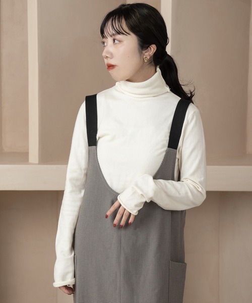 「lawgy」 サロペットスカート FREE ブラウン レディース_画像6