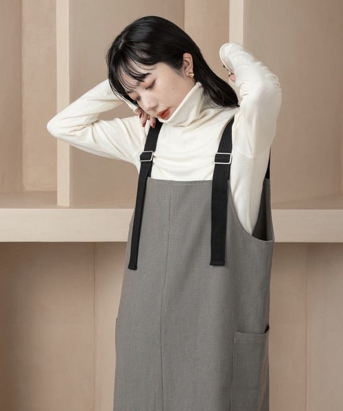 「lawgy」 サロペットスカート FREE ブラウン レディース_画像8