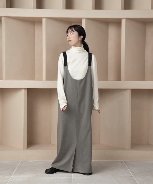 「lawgy」 サロペットスカート FREE ブラウン レディース_画像9