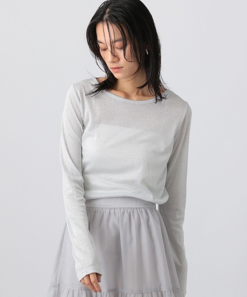 「A part by」 長袖カットソー FREE グレー系その他 レディース_画像7