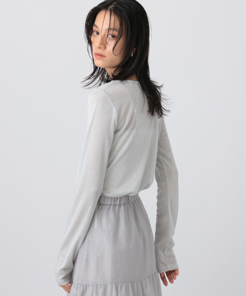 「A part by」 長袖カットソー FREE グレー系その他 レディース_画像8