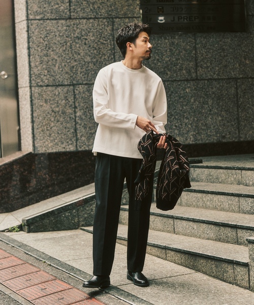 「417 EDIFICE」 長袖Tシャツ X-LARGE グレー メンズ_画像3