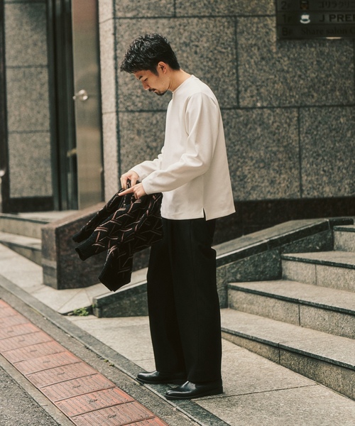 「417 EDIFICE」 長袖Tシャツ X-LARGE グレー メンズ_画像4