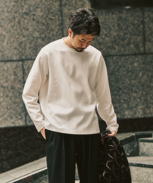 「417 EDIFICE」 長袖Tシャツ X-LARGE グレー メンズ_画像5