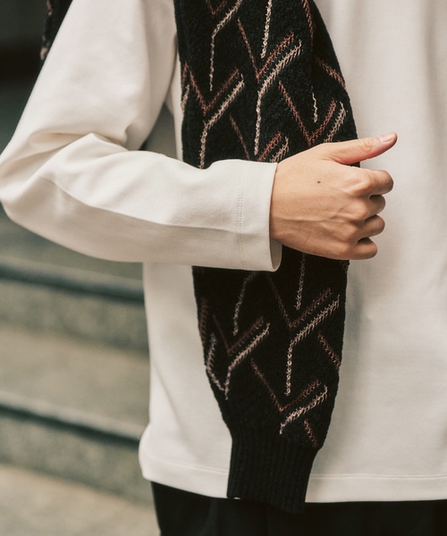 「417 EDIFICE」 長袖Tシャツ X-LARGE グレー メンズ_画像6