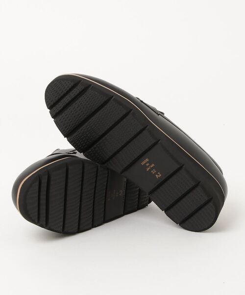 「artemis by DIANA」 フラットパンプス 23.5cm クリアブラック レディース_画像3