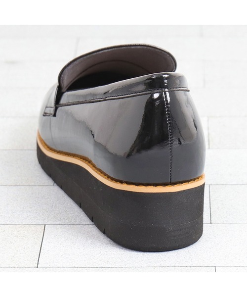 「artemis by DIANA」 フラットパンプス 23.5cm クリアブラック レディース_画像4