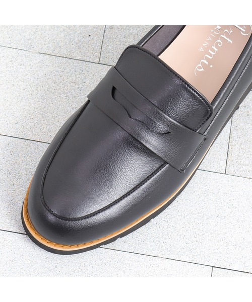 「artemis by DIANA」 フラットパンプス 23.5cm クリアブラック レディース_画像8