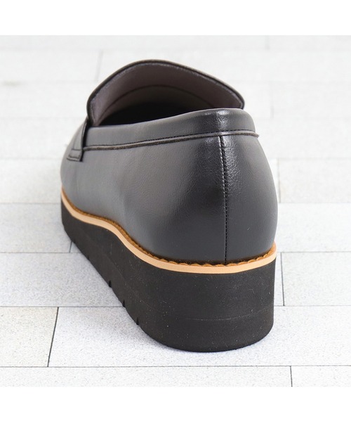 「artemis by DIANA」 フラットパンプス 23.5cm クリアブラック レディース_画像9