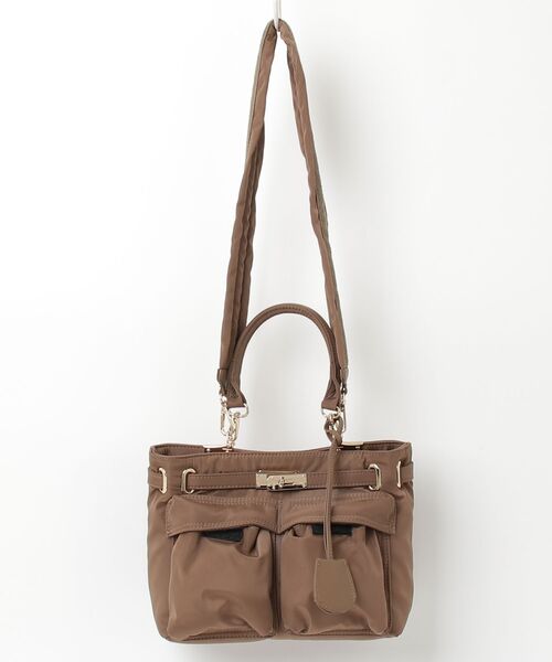 GOOD GRIEF! 2way ショルダーバッグ ブラウン GOOD GRIEF BELTED SHOULDER BAG 2WAYバッグ - ブラウン レディース
