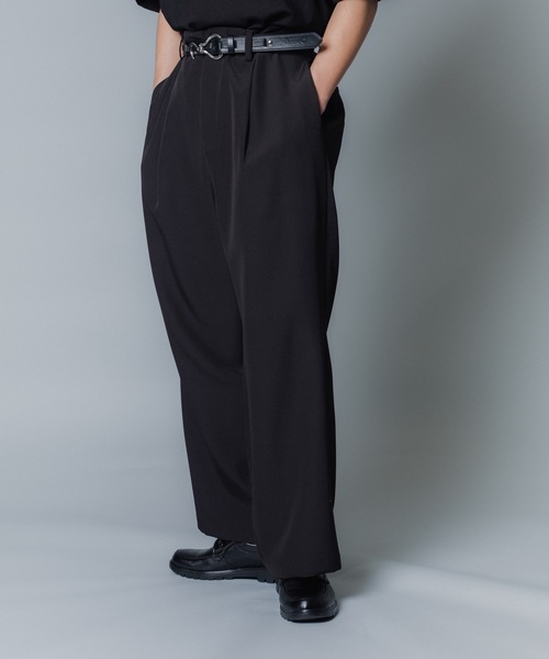 「MandO(Auntie Rosa)」 スラックス SMALL ブラック メンズ_画像3