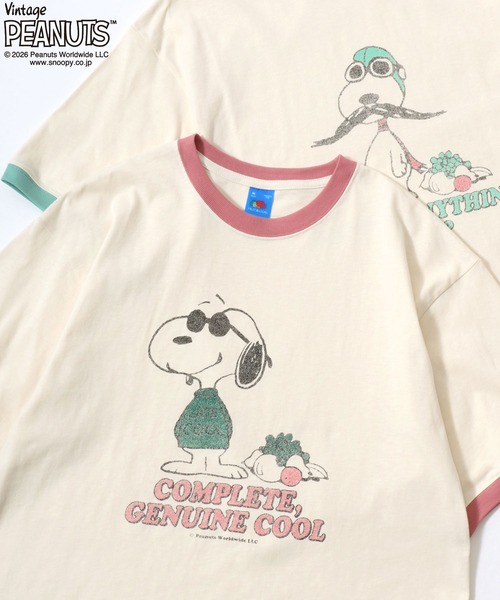 SNOOPY（スヌーピー） tシャツ 半袖 PEANUTS/ピーナッツコラボ FRUIT