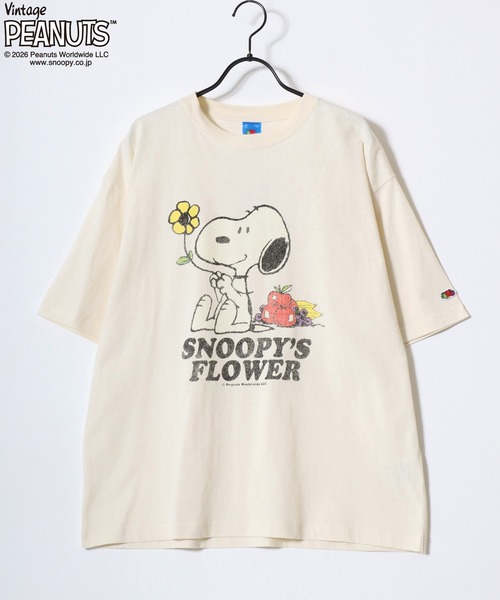 SNOOPY（スヌーピー） tシャツ 半袖 PEANUTS/ピーナッツコラボ FRUIT