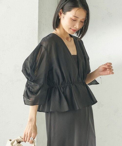 ships little black ブラウス シャツ 「SHIPS別注」troisiemeCHACO