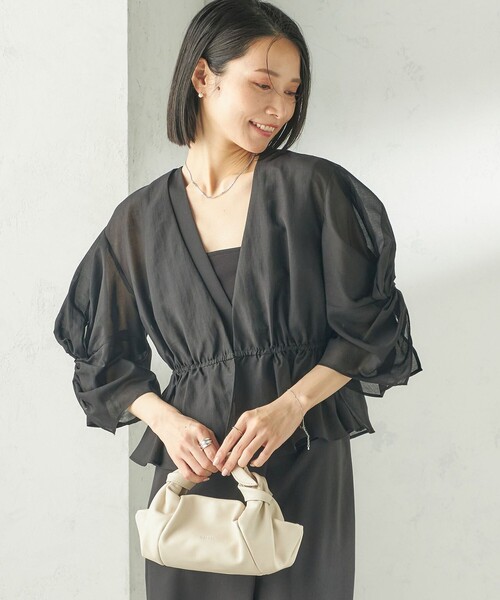ships little black ブラウス シャツ 「SHIPS別注」troisiemeCHACO