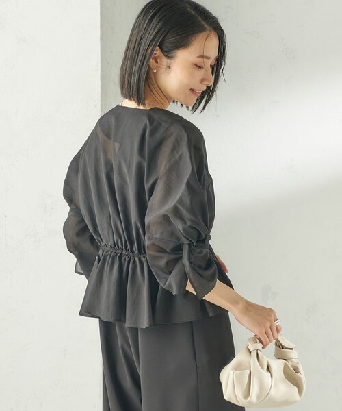 ships little black ブラウス シャツ 「SHIPS別注」troisiemeCHACO