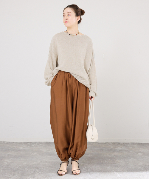 IENA セーター IENA（イエナ） ニット セーター ミックスヤーン ワイドプルオーバー