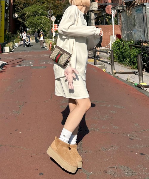 「Alley by w closet」 スウェットカットソー FREE チャコールグレー レディース_画像7