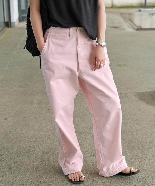 Spick & Span ピンク チノパン Spick＆Span（スピック アンド スパン） 「Spick & Span」 チノパンツ