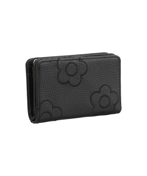 マリークワント 財布 シーリングデイジーレター ミニウォレット（グレー） | MARY QUANT