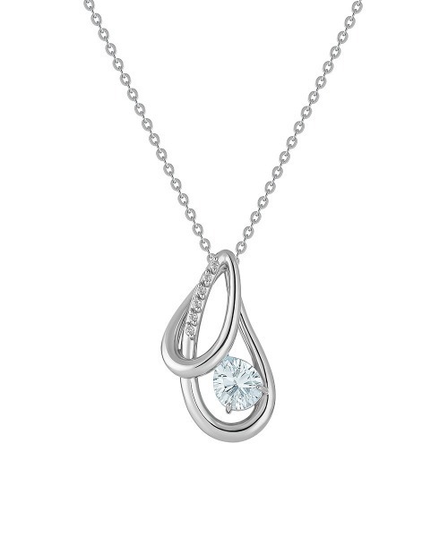 4℃ ネックレス シルバー 4℃（ヨンドシー） ネックレス Anniversary」シルバー しずく