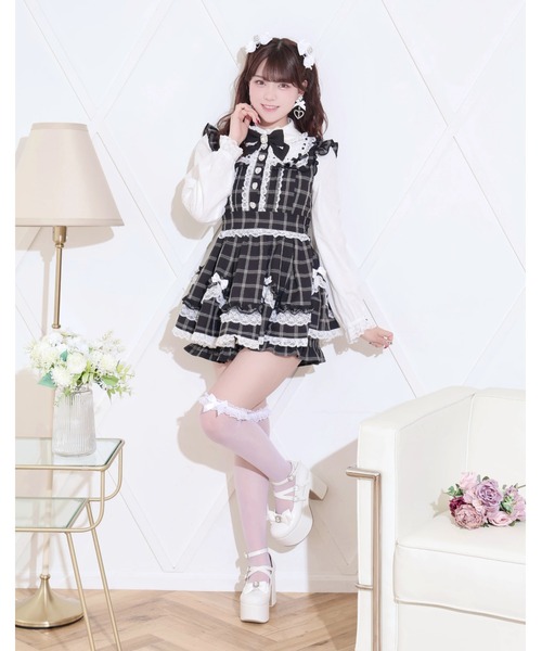 NOEMIE（ノエミー） ワンピース キラキラビジューハシゴレースホイップ