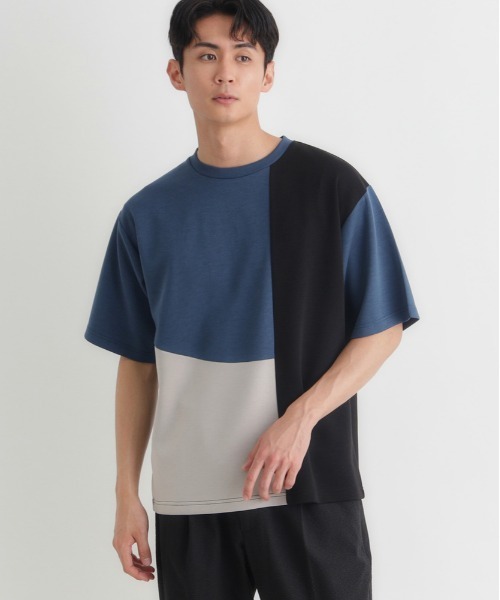 BACK NUMBER tシャツ BACK NUMBER(バックナンバー)ダンボール切替半袖