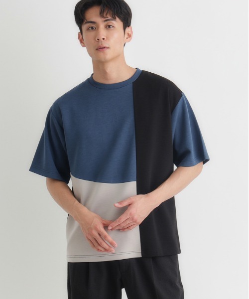 BACK NUMBER tシャツ BACK NUMBER(バックナンバー)ダンボール切替半袖