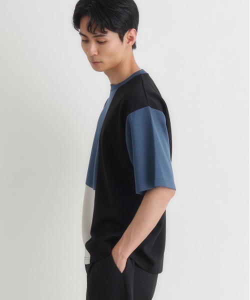 BACK NUMBER tシャツ BACK NUMBER(バックナンバー)ダンボール切替半袖