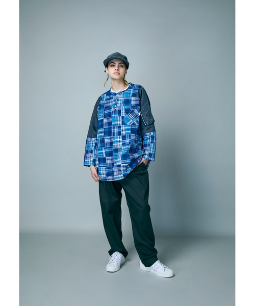「WHIZLIMITED」 チノパンツ MEDIUM グレー メンズ_画像3