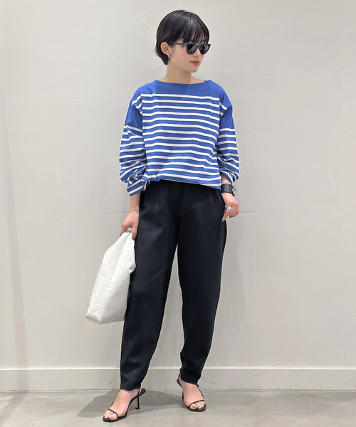 「AP STUDIO」 イージーパンツ 36 ブラック レディース_画像7