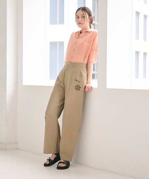BEAUTY＆YOUTH UNITED ARROWS ワイドパンツ パンツ ドローイング エン